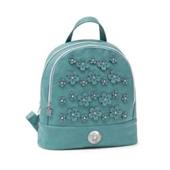 Nici 17062 Kl. Freizeit-Rucksack Jolly Mäh Schaf Yuna Blumenapplikation Türkis