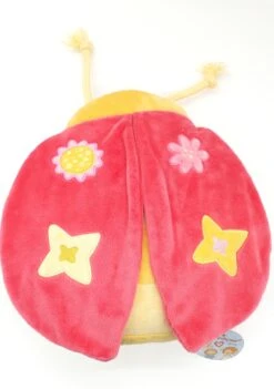 Nici 30399 Kissen Glücks-Käfer Little Wingels Rosa 30x25cm Plüsch Kuschelkissen