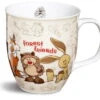 Nici 32608 Porzellan-Tasse Fuchs, Igel, Hase Forest Friends Kaffeetasse Teetasse -Donau - Zwerge 32608 2048x1815