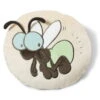 Nici 34068 Kissen Glowing Ringo Glühwürmchen Oval 30x26cm Plüsch Happy Summer -Donau - Zwerge 34068 me