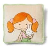 Nici 35507 Kissen MiniLara Mit Hase Wonderland Quadratisch 35x35cm Plüsch -Donau - Zwerge 35507 me