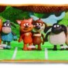 Nici 36488 Kissen Rechteckig Timmy Das Schäfchen Sportwettkampf 43x25cm Plüsch -Donau - Zwerge 36488