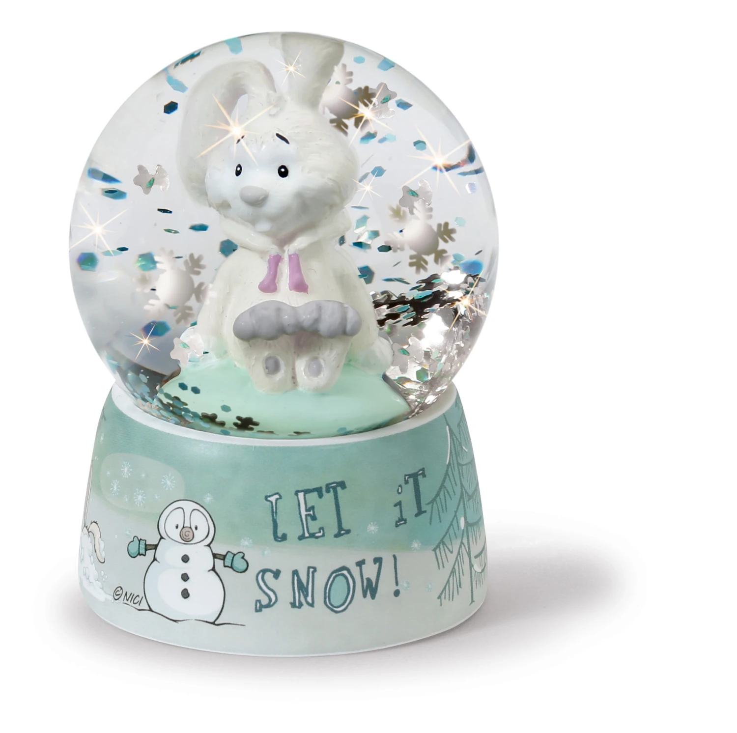 Nici 38987 Schüttelkugel Schneekugel Schneehase Linni 6,5cm Let It Snow 3 Nici 38987 Schüttelkugel Schneekugel Schneehase Linni 6,5cm Let It Snow