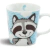 Nici 41162 Porzellan-Tasse (Kinder) Waschbär Rod & Stinktier Steve 8x8,5cm -Donau - Zwerge 41162 000 HA 01 me