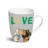 Nici 41244 Porzellantasse Schafe Jolly Mäh Jolly Bob LOVE Kaffeetasse Teetasse -Donau - Zwerge 41244