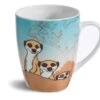 Nici 41446 Porzellantasse Erdmännchen Meerkat Kaffeetasse Teetasse Fancy Mug -Donau - Zwerge 41446 01 HA Frei 2048x1749