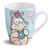 Nici 41450 Tasse Einhorn Theodor "Ich Vernasch Dich" Porzellan Kaffeetasse 310ml -Donau - Zwerge 41450 01 HA frei 2048x1859