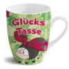Nici 41642 Porzellantasse GlücksTasse Marienkäfer & Kleeblatt