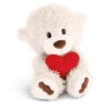 Nici 42607 Love-Bär Weiß Mit Rotem Herz Ca 30cm Plüsch Kuscheltier Liebe -Donau - Zwerge 42607 01 HA Frei me