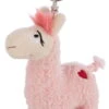 Nici 42700 Schlüsselanhänger Rosa La-La-Lama-Love Ca 10cm Plüsch -Donau - Zwerge 42700 01 HA Frei 1206x2048