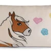 Nici 43214 Kissen Haflinger Pferd Leotie Rechteckig 43x25cm Cremefarben Plüsch -Donau - Zwerge 43214 01 HA Frei 2048x1246