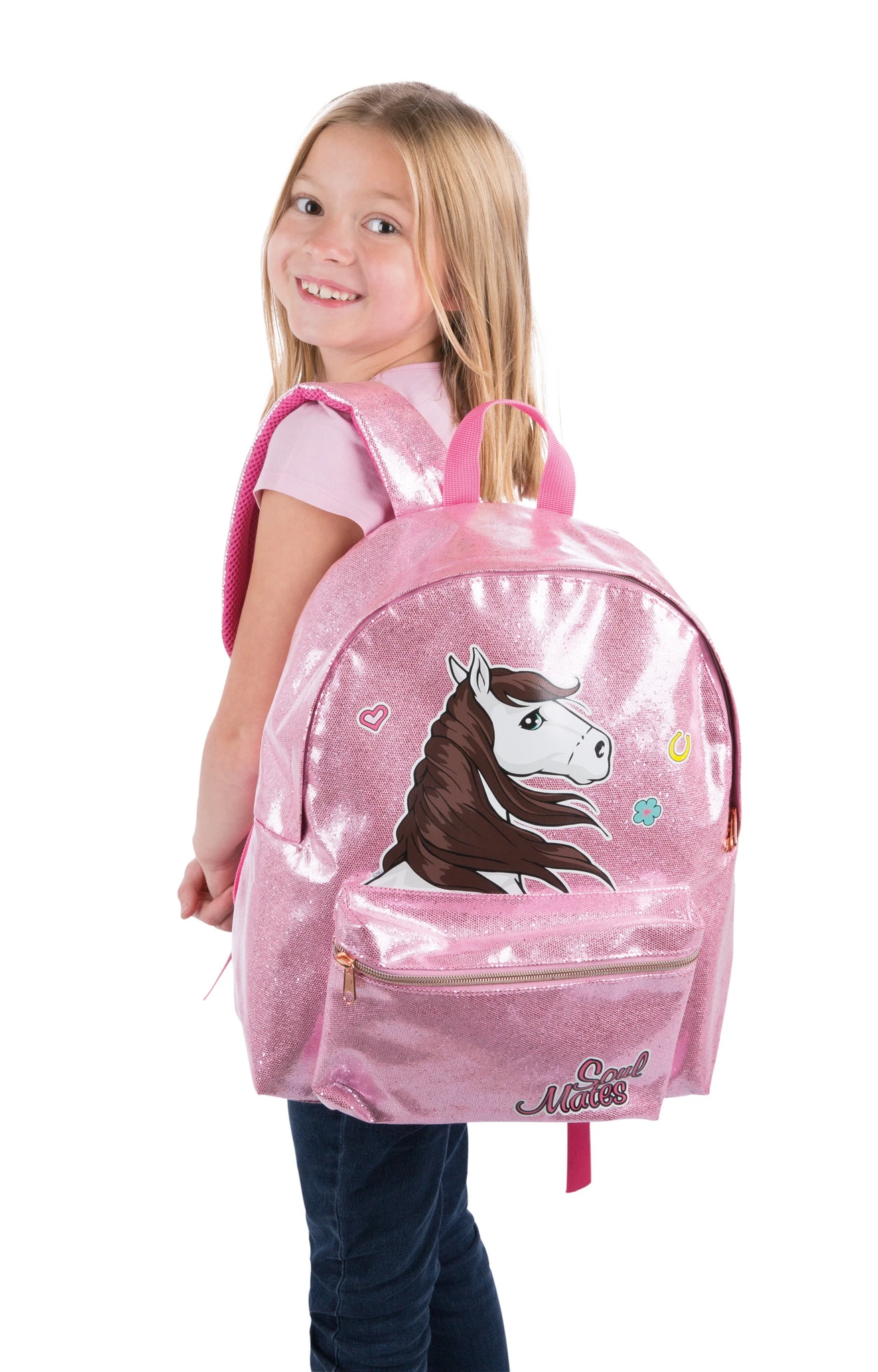 Nici 43219 Freizeitrucksack Rucksack Soulmates Pferd Mustang Rosa 3 Nici 43219 Freizeitrucksack Rucksack Soulmates Pferd Mustang Rosa