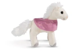 Nici 44895 Weißes Pferd White Peach Stehend Mit Satteldecke 16cm Plüsch -Donau - Zwerge 44895 03 ZA me
