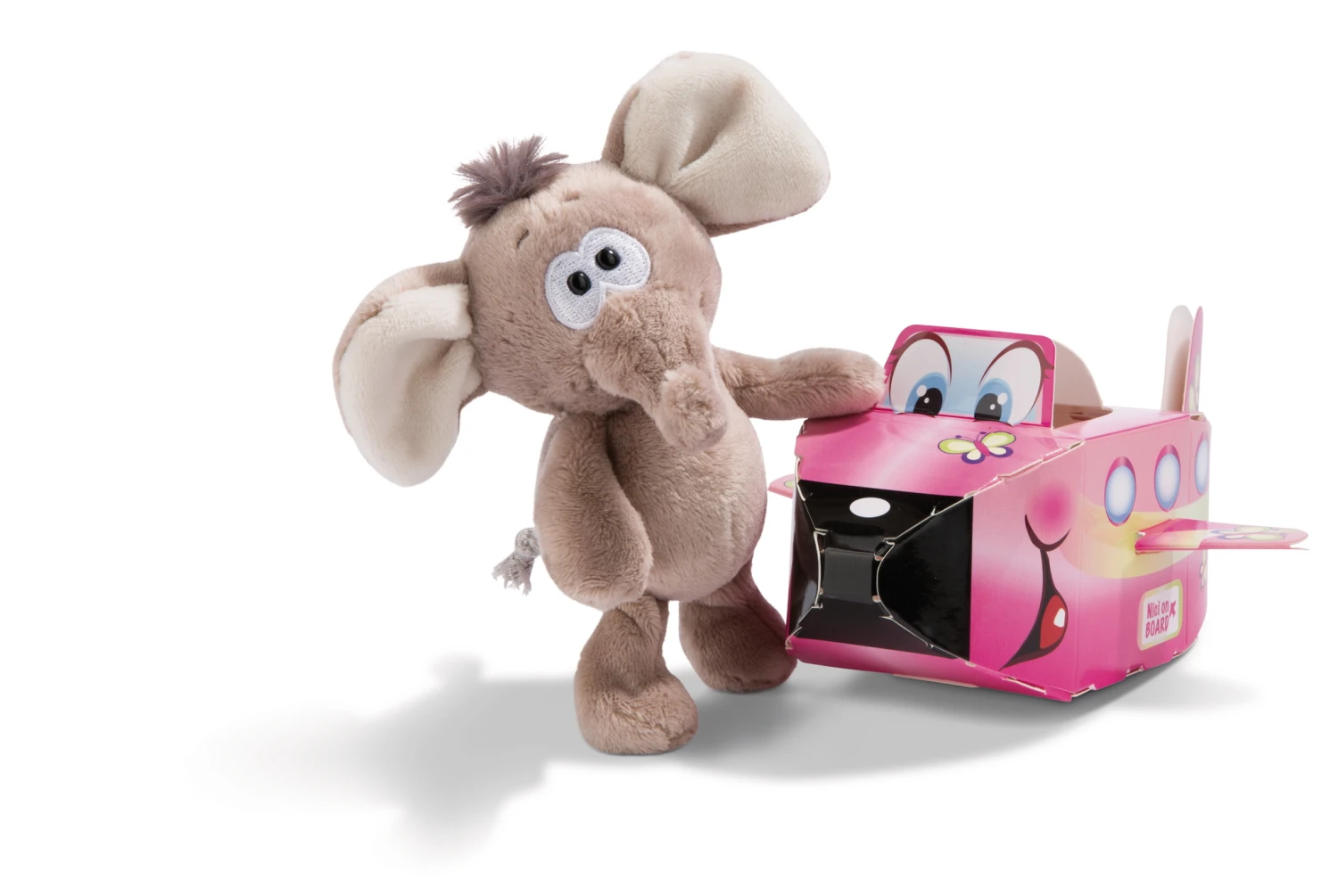 Nici 45003 Nici On Board Mit Geschenkverpackung Elefant Flugzeug 15cm Plüsch 4 Nici 45003 Nici On Board Mit Geschenkverpackung Elefant Flugzeug 15cm Plüsch – Bild 2