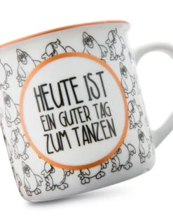 Nici 45011 Porzellantasse Metallic "Heute Ist Ein Guter Tag Zu Tanzen" Bronze -Donau - Zwerge 45011 04 ZA 1638x2048