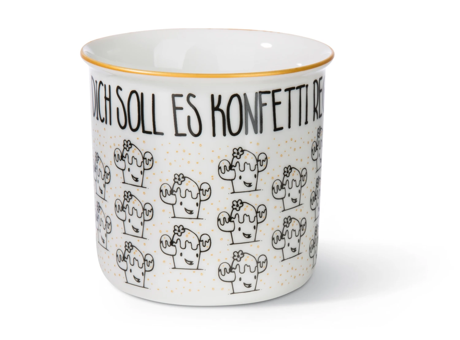 Nici 45017 Porzellantasse Metallic "Für Dich Soll Es Konfetti Regnen" Kaktus 4 Nici 45017 Porzellantasse Metallic "Für Dich Soll Es Konfetti Regnen" Kaktus – Bild 2