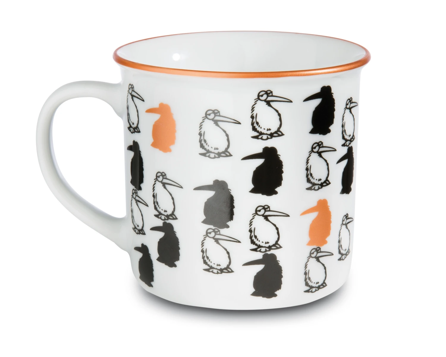 Nici 45027 Porzellantasse Metallic Kiwi Laufvogel Billy Ray "Guten Morgen" 4 Nici 45027 Porzellantasse Metallic Kiwi Laufvogel Billy Ray "Guten Morgen" – Bild 2