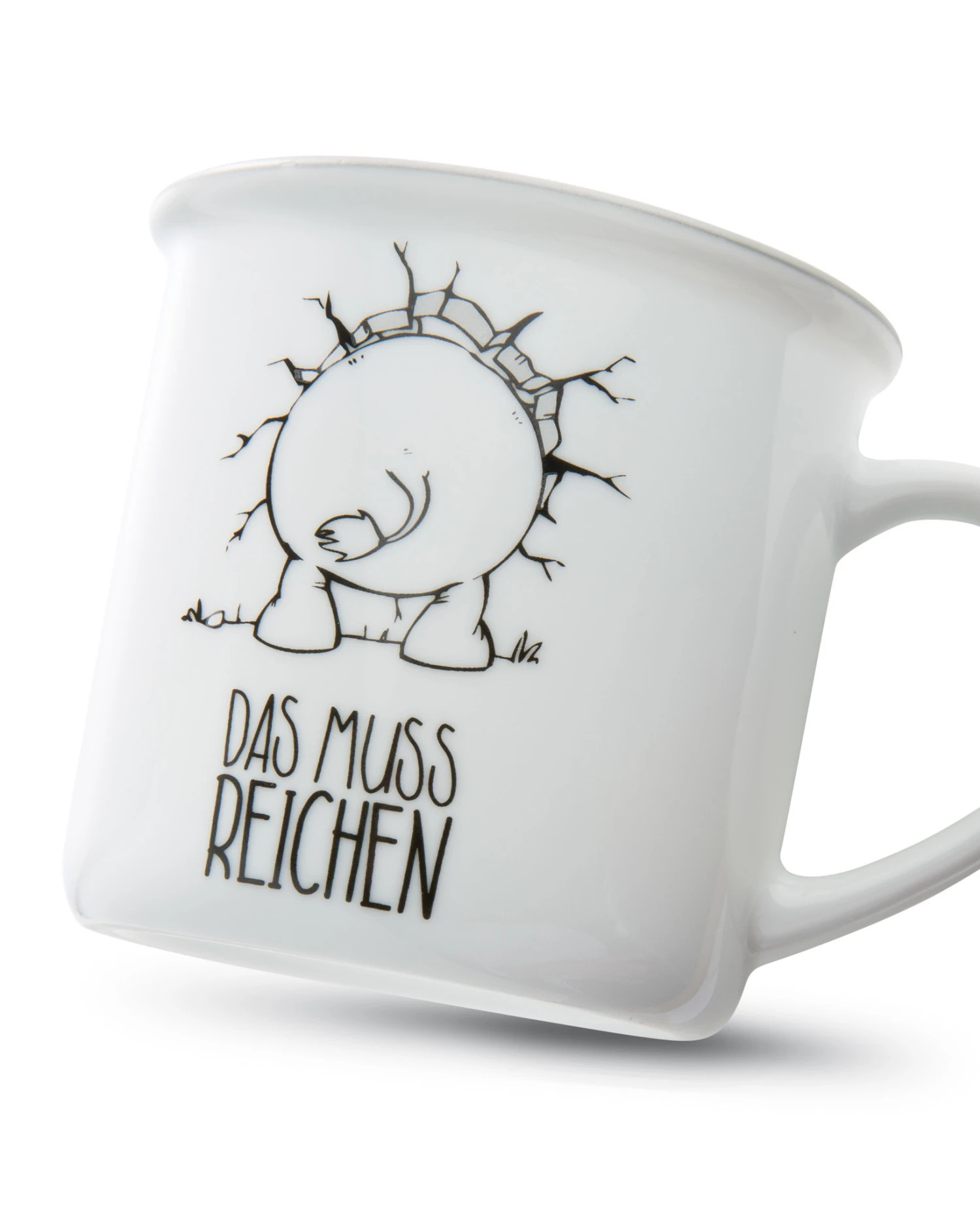 Nici 45029 Porzellantasse Metallic "Ich Bin Hier, Das Muss Reichen" Nashorn 6 Nici 45029 Porzellantasse Metallic "Ich Bin Hier, Das Muss Reichen" Nashorn – Bild 4