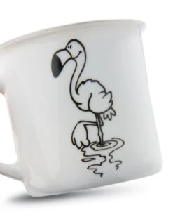 Nici 45033 Porzellantasse Metallic "Beine Hoch Und Schluss Für Heute" Flamingo -Donau - Zwerge 45033 03 ZA 1638x2048