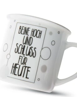 Nici 45033 Porzellantasse Metallic "Beine Hoch Und Schluss Für Heute" Flamingo -Donau - Zwerge 45033 04 ZA 1638x2048