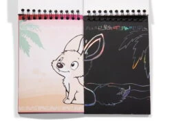 Nici 45278 Kratzbuch Scratch Book Wild Friends Ameisenbär Wüstenfuchs Gürteltier -Donau - Zwerge 45278 02 ZA 2048x1484