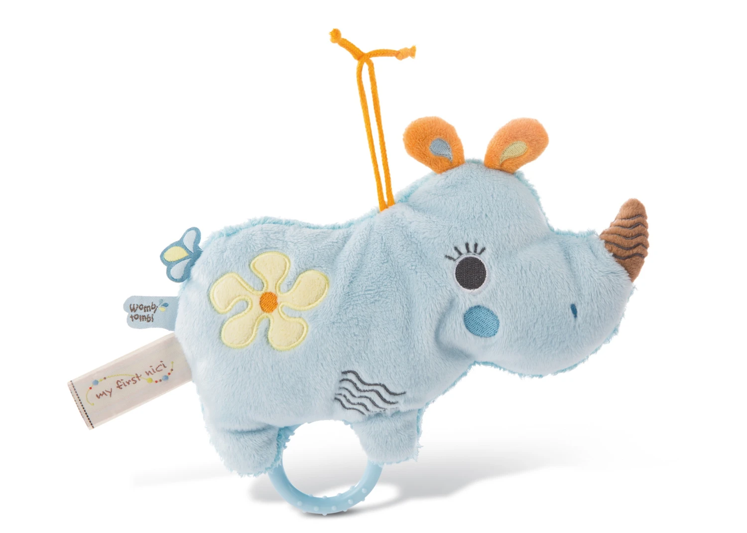 Nici 46579 Wombitombi Spieluhr 2D Nashorn Manuffi 20cm My First Nici 4 Nici 46579 Wombitombi Spieluhr 2D Nashorn Manuffi 20cm My First Nici – Bild 2
