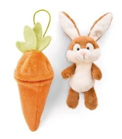 Nici 48089 Brauner Hase In Karotte 15cm Mit Loop Plüsch Spielset Kuscheltier -Donau - Zwerge 47348 04 ZA Frei 1806x2048