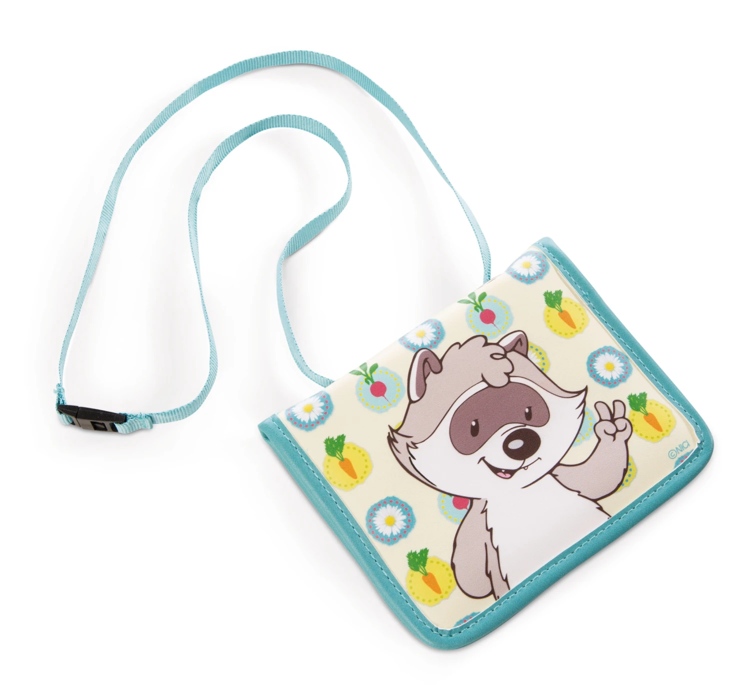 Nici 47352 Brustbeutel Hase, Stinktier, Waschbär Kindergeldbörse 13x10cm Plüsch 4 Nici 47352 Brustbeutel Hase, Stinktier, Waschbär Kindergeldbörse 13x10cm Plüsch – Bild 2