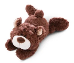 Nici 47610 Bär Kakaobraun Liegend 50cm Schlenker Plüsch Classic Bear GREEN
