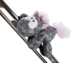 Nici 47649 MagNICI Einhorn Diamond Dust Schwarz 12cm Plüsch Magnetfigur