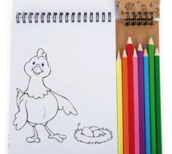 Nici 47804 Malblock & Buntstifte Im Set Farm Friends Kreativbuch Bauernhof -Donau - Zwerge 47804 04 ZA Frei 2048x1827