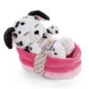 Nici 47891 Sleeping Pets Puppies Schlafender Dalmatiner Welpe Im Körbchen 12cm -Donau - Zwerge 47891 01 HA Frei vorl 2048x1820