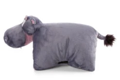 Nici 47983 Kuscheltierkissen 2in1 Nilpferd DJ Nilbert 40x30cm Wild Friends GREEN -Donau - Zwerge 47983 02 ZA Frei 2048x1361