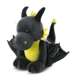 Nici 47995 Drache Dragor Schwarz-gelb 45cm Stehend Plüsch Kuscheltier Dragonia