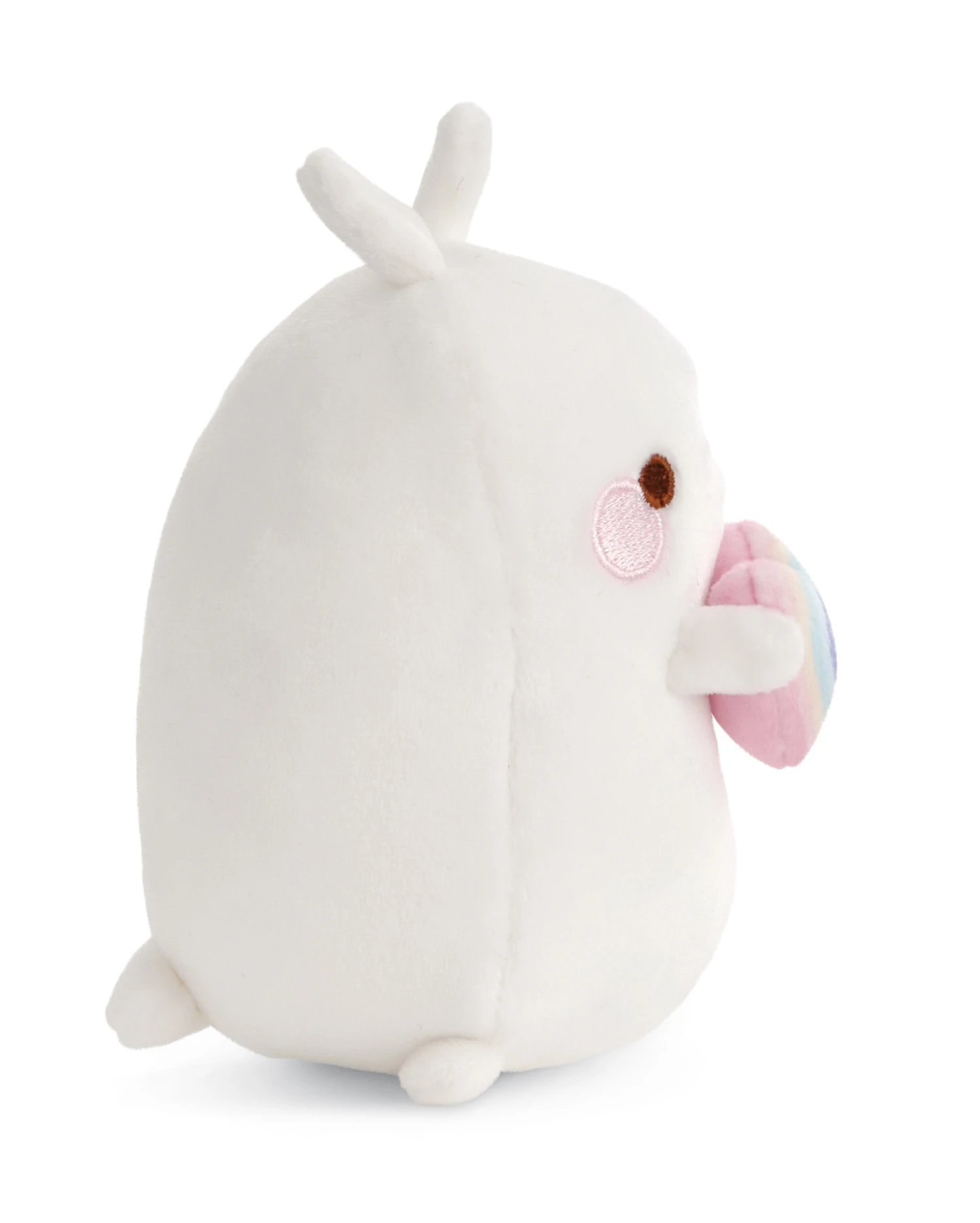 Nici 48223 Molang Mit Regenbogenherz 12cm Stretch-Plüsch Kuscheltier Kawaii 4 Nici 48223 Molang Mit Regenbogenherz 12cm Stretch-Plüsch Kuscheltier Kawaii – Bild 2