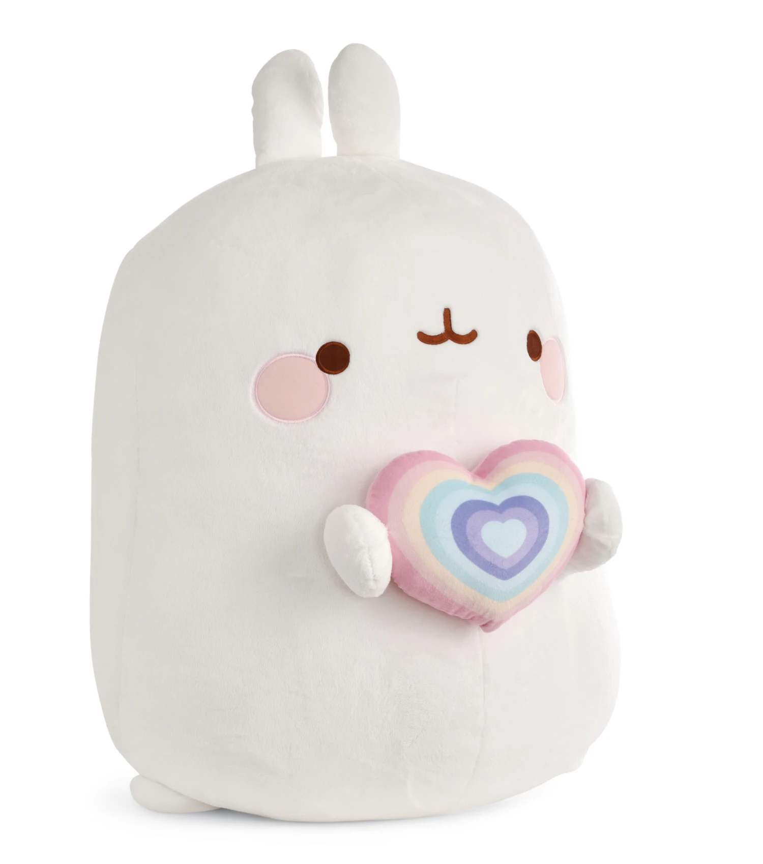 Nici 48227 Molang Mit Regenbogenherz 80cm Stretch-Plüsch Kuscheltier Kawaii 3 Nici 48227 Molang Mit Regenbogenherz 80cm Stretch-Plüsch Kuscheltier Kawaii