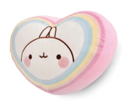 Nici 48228 Kissen Herzförmig Molang Regenbogenherz 40x30cm Stretch-Plüsch Kawaii 7 Nici 48228 Kissen Herzförmig Molang Regenbogenherz 40x30cm Stretch-Plüsch Kawaii -Donau - Zwerge 48228 03 ZA Frei