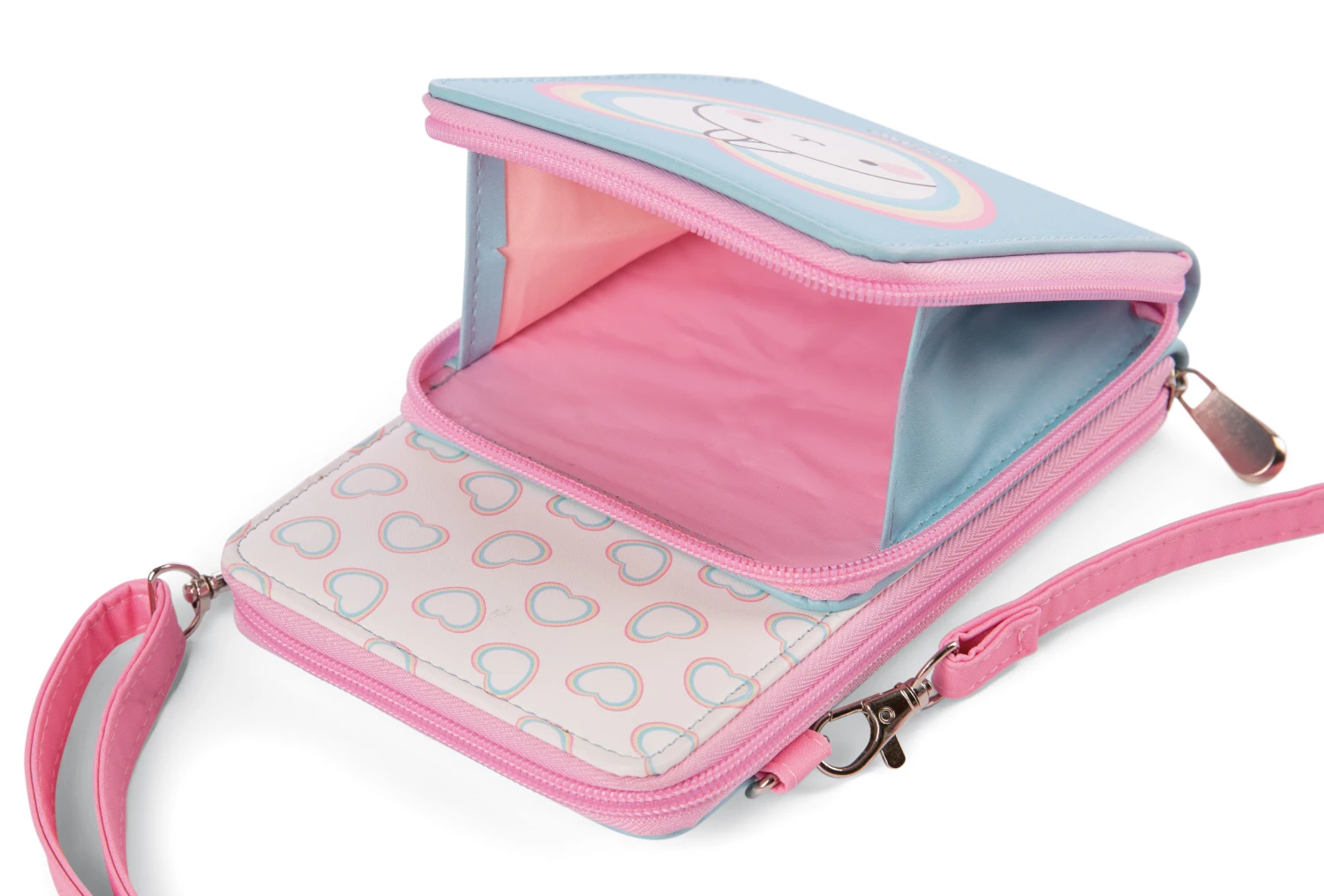 Nici 48230 Umhängetasche Schultertasche Molang Regenbogen 18,5cm Kawaii 6 Nici 48230 Umhängetasche Schultertasche Molang Regenbogen 18,5cm Kawaii – Bild 4