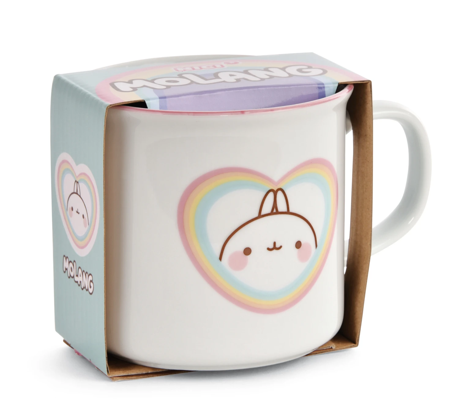 Nici 48234 Tasse Molang Regenbogen In Geschenkverpackung Porzellan 400ml Kawaii 6 Nici 48234 Tasse Molang Regenbogen In Geschenkverpackung Porzellan 400ml Kawaii – Bild 4
