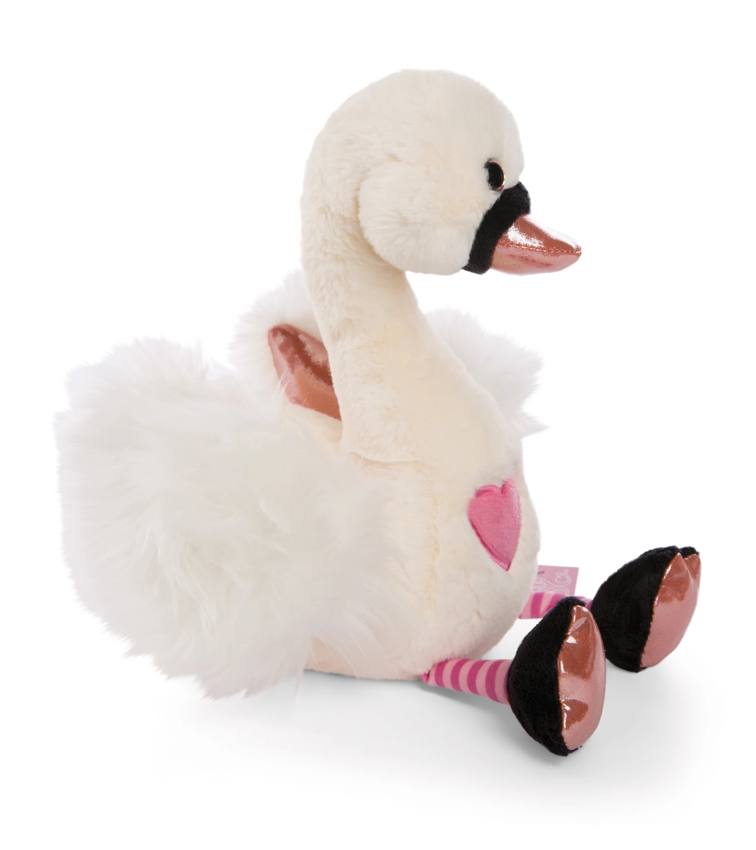 Nici 48272 Schwan Weiß Ca 70cm Plüsch Kuscheltier Love Classics GREEN 4 Nici 48272 Schwan Weiß Ca 70cm Plüsch Kuscheltier Love Classics GREEN – Bild 2