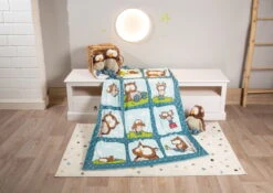 Nici 48936 Decke Eule Oscar Kuscheldecke Kinderdecke Ca 106x140cm Plüsch -Donau - Zwerge 48936 10 48078 48079 Milieu 2048x1447