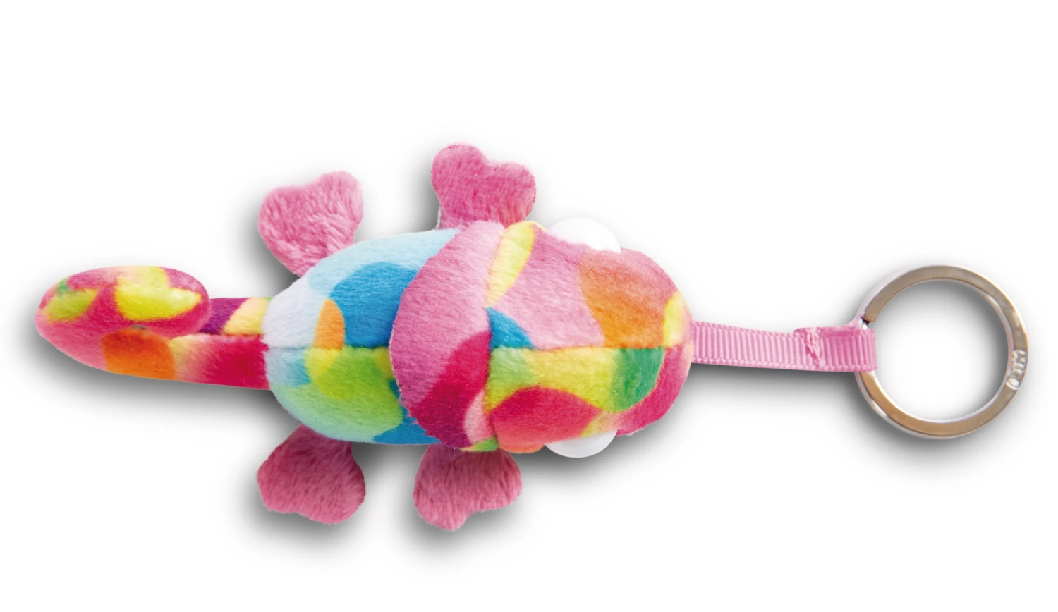 Nici 48963 Schlüsselanhänger Chamäleon Candymon 8cm Spring Summer Pink Gemustert 5 Nici 48963 Schlüsselanhänger Chamäleon Candymon 8cm Spring Summer Pink Gemustert – Bild 3