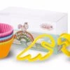 Nici 40974 Silikon Muffinförmchen & 2 Keksausstecher Einhorn Theodor & Friends -Donau - Zwerge 57gZQ9yUFNiTflo