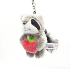 Nici 90792 Schlüsselanhänger Waschbär Rod Mit Apfel 10cm Plüsch Taiwan Limited -Donau - Zwerge 90792 2