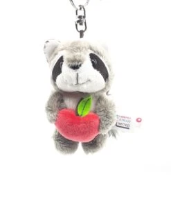 Nici 90792 Schlüsselanhänger Waschbär Rod Mit Apfel 10cm Plüsch Taiwan Limited -Donau - Zwerge 90792 3