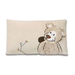 Nici 39093 Kissen Classic Bear Bär Creme Mit Igel 43x25cm Plüsch
