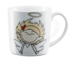 Nici 28311 Tasse Engel Engelchen Porzellan Ca 8cm Devil & Angel Kaffeetasse -Donau - Zwerge N28311