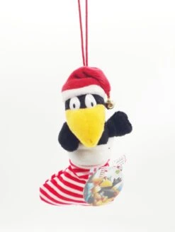 Nici 99670 Der Kleine Rabe Socke Weihnachtsstiefel Ca 15cm Plüsch Esslinger -Donau - Zwerge Nici 99670 Der kleine Rabe Socke Weihnachtsstiefel ca 15cm Pluesch esslinger 1